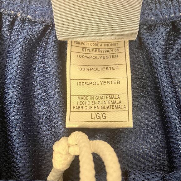 INDIANAPOLIS COLTS On Field Practice Shorts Size L Blue Embroidered Logo - Picture 8 of 9